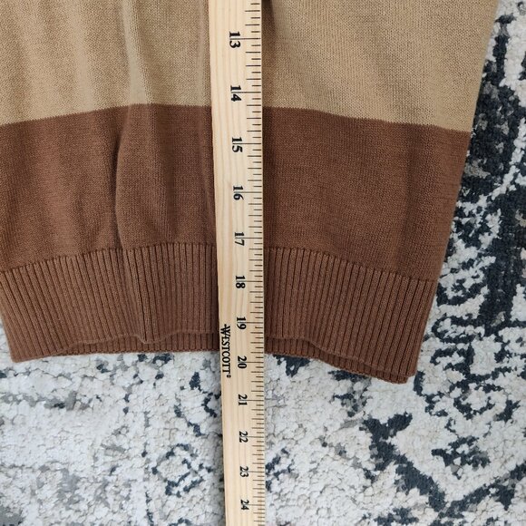 Children's Place Boy's Nude Color Block Sweater Size Medium Age 7 8 100% Cotton - Picture 7 of 8